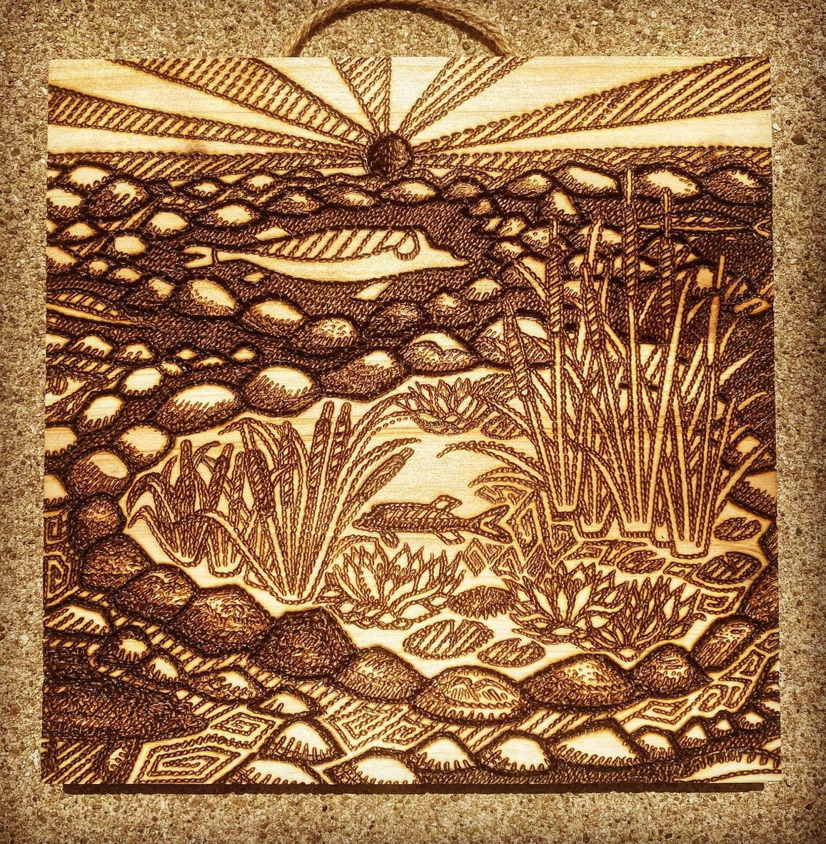 Woodburn - Little Fish in a Big Pond -SOLD